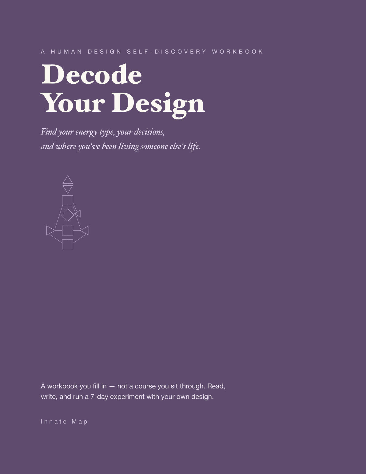 Cover of the Decode Your Design workbook